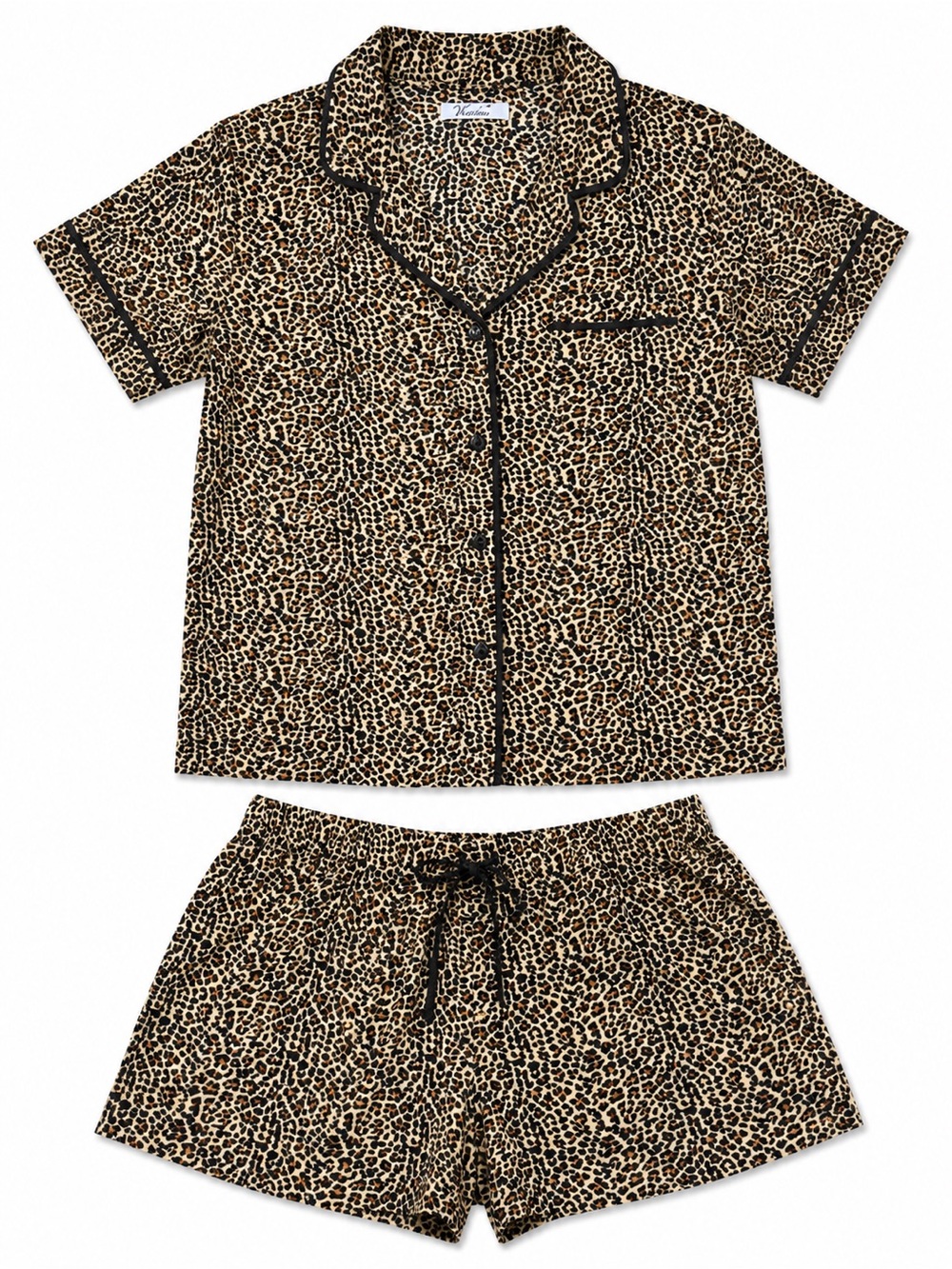 Leopard Print Pajama Set